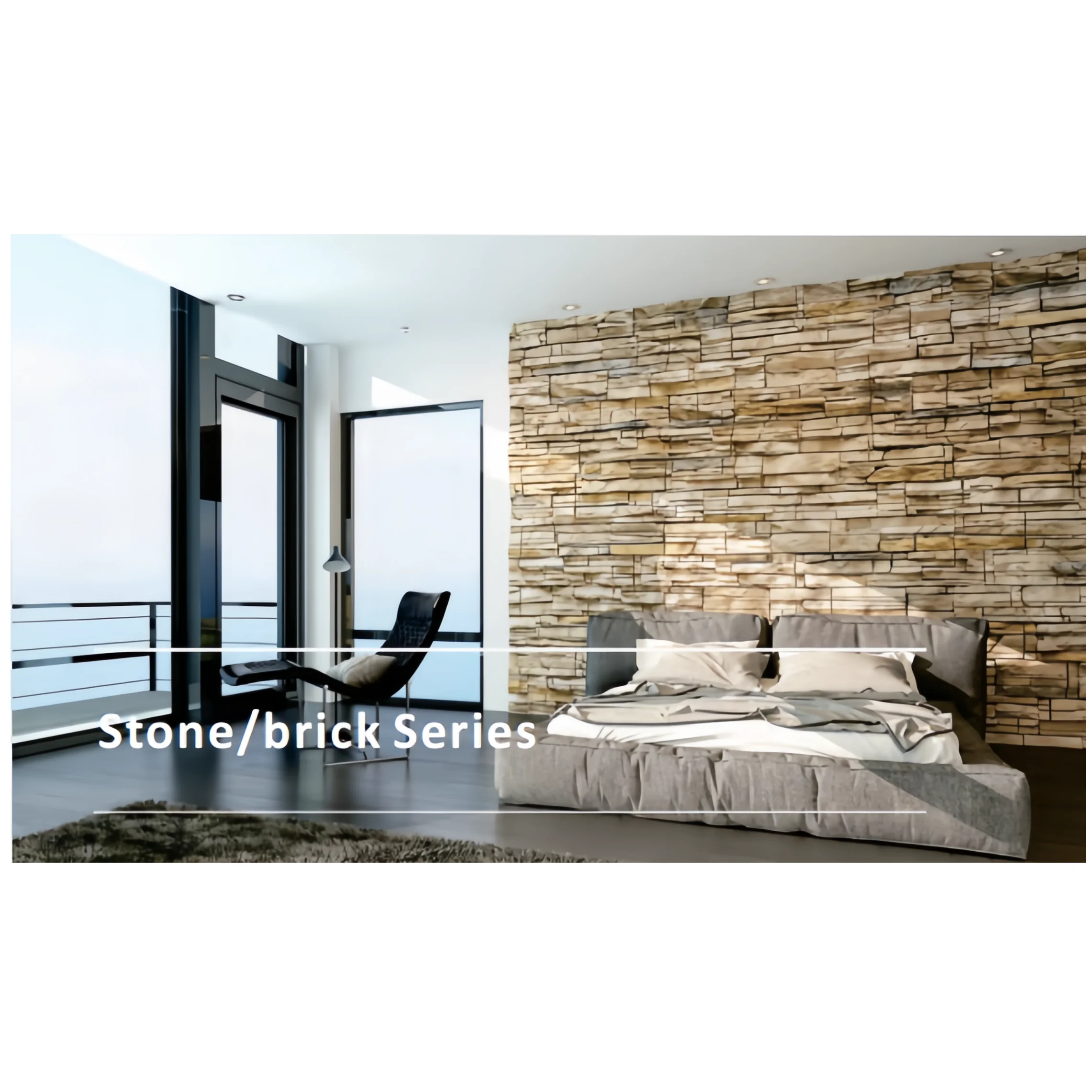 

Custom Acoustic Wall Panel Covering Printing Patterns Stone Brick Cloth Texture Natural Landscape Wood Grain Home Decor