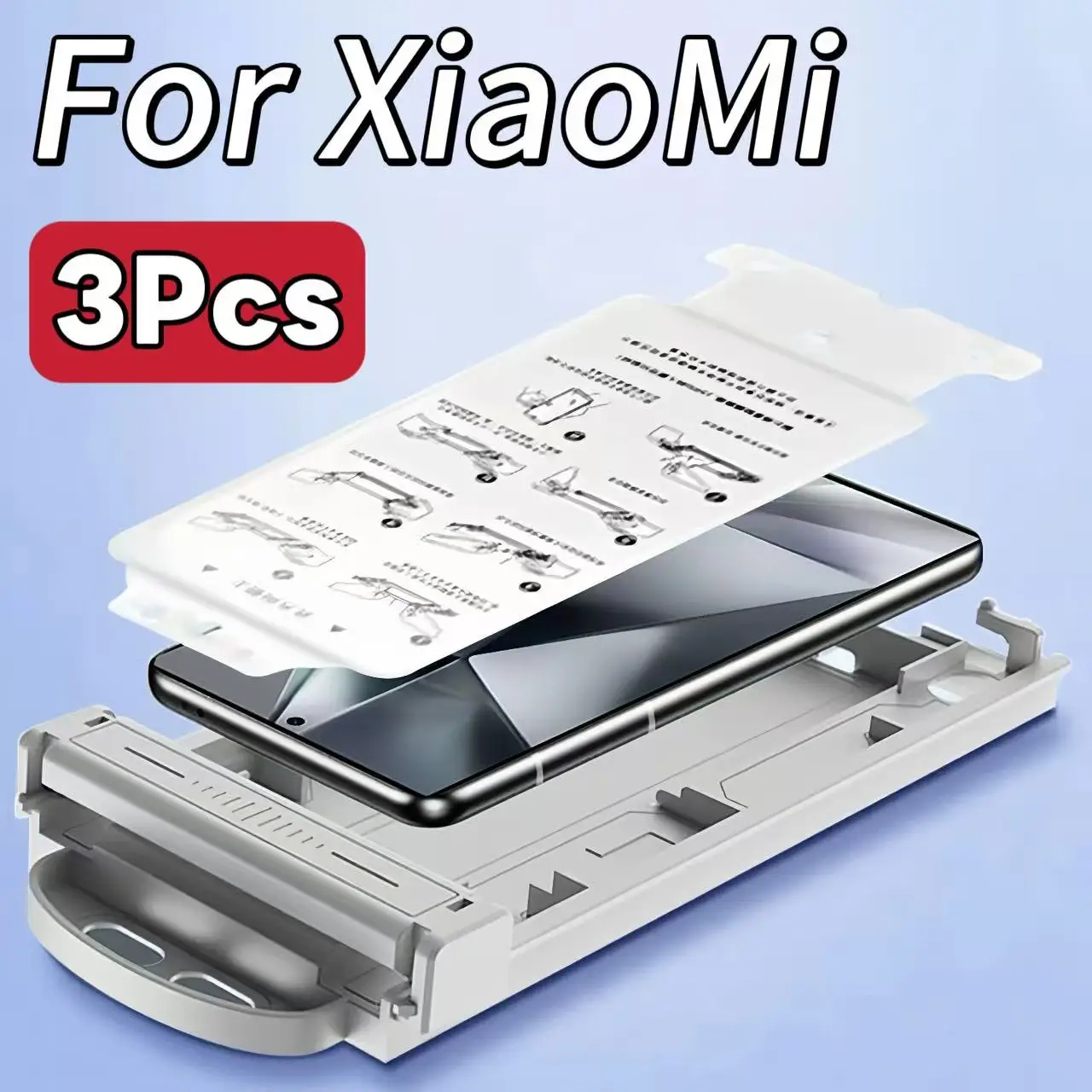 Xiaomi 15Ultra 14Ultra 15S Pro 14 15 Pro Ultra用セラミックフィルムスクリーンプロテクター3枚入り、埃なし簡単装着、非強化ガラス