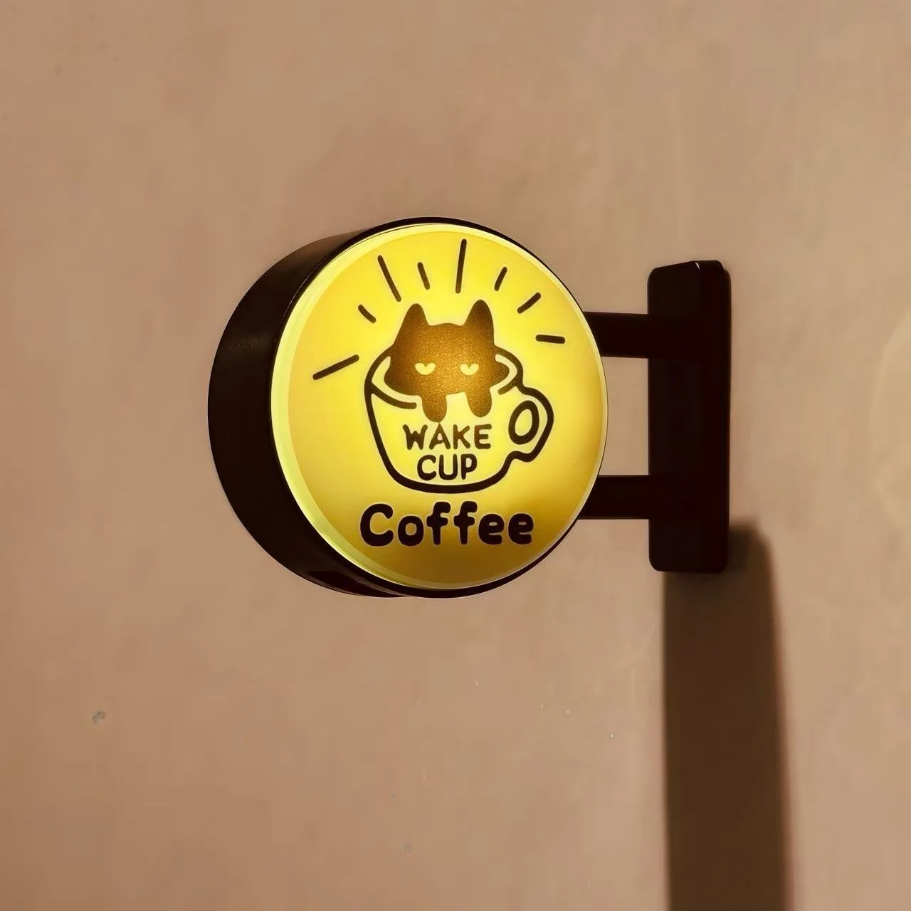 Neue japanische U-Bahn-Stationsschilder, Mini-Kühlschrankaufkleber, Café-Ladenschild, Ambient-Lightbox, Kühlschrankmagnet