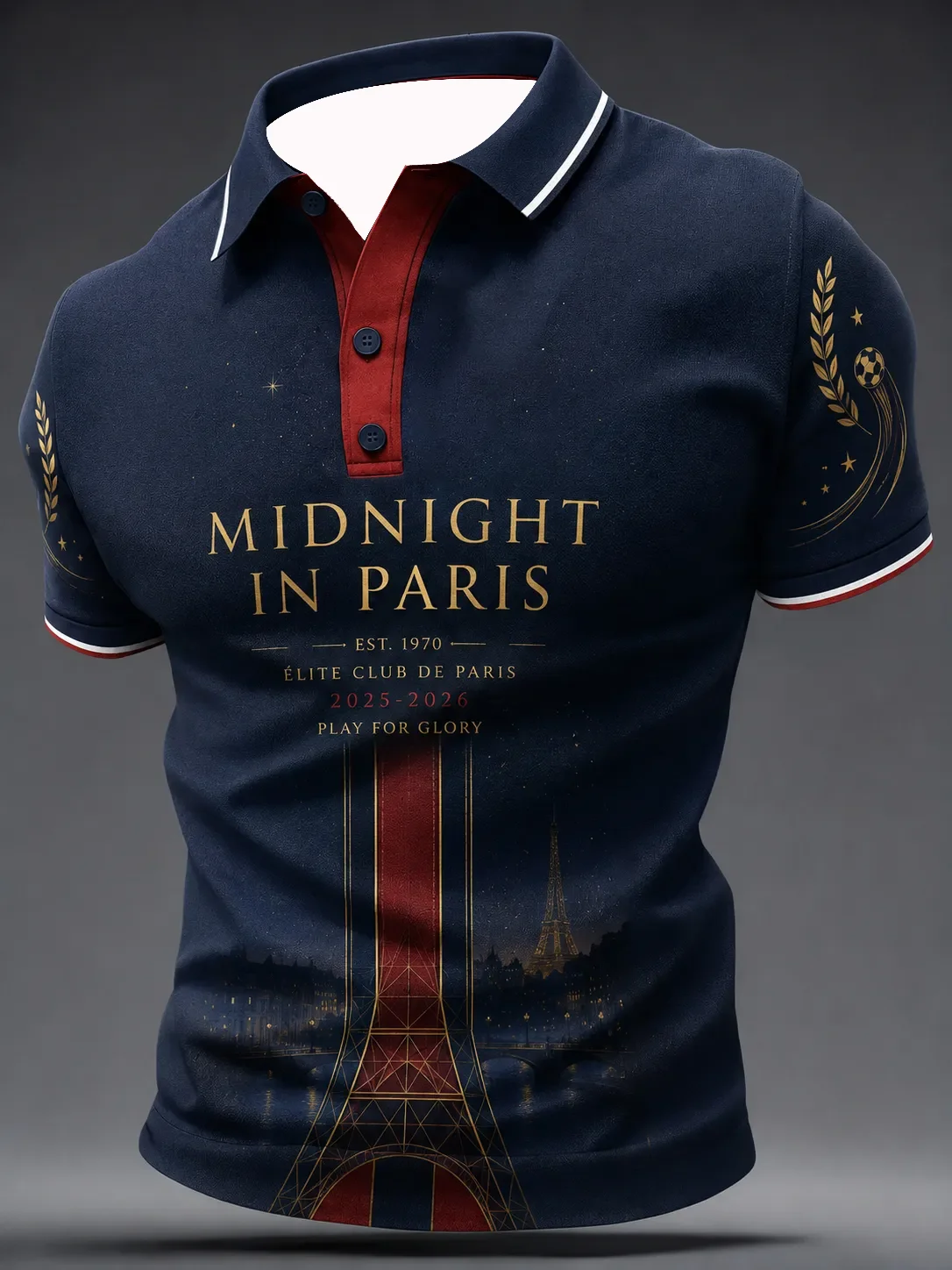 2026 Edition French Fans Football Polo Shirt - 3D Print - Comfortable and Breathable - Suitable for Both Men and Women