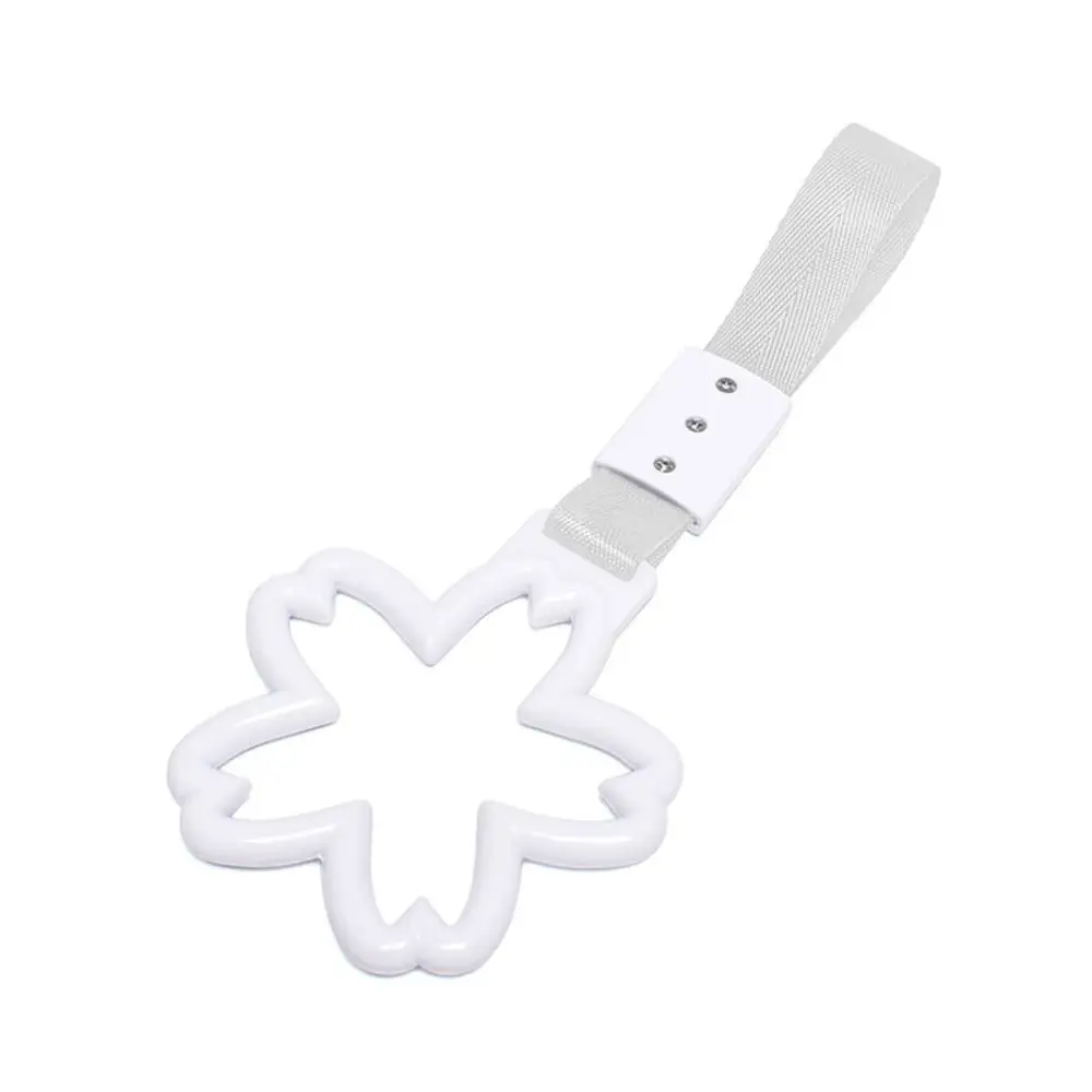 Cherry Blossom Car Handle Straps Silver/Black Strap Warning Warning Hanging Ring Plastic Multi Color Car Crash Warning Strap