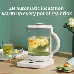 1.6L glass permaculture kettle home multifunctional glass cooking flower tea decoction kettle electric boiling kettle