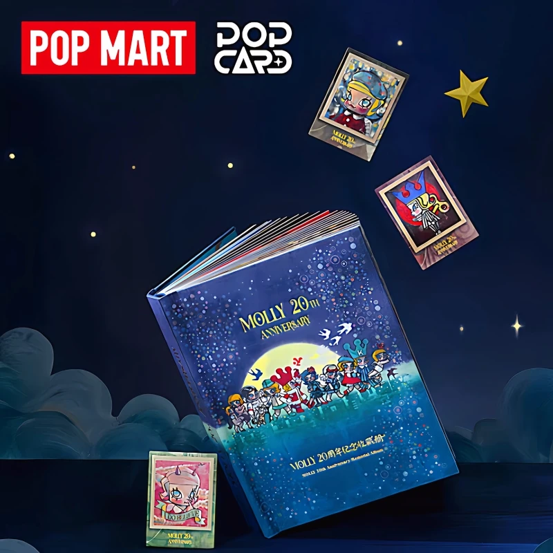 

Hot Selling Genuine In Stock Popmart Bubble Mart Molly 20th Anniversary Collection Card Blind Box Peripheral Collection Gifts
