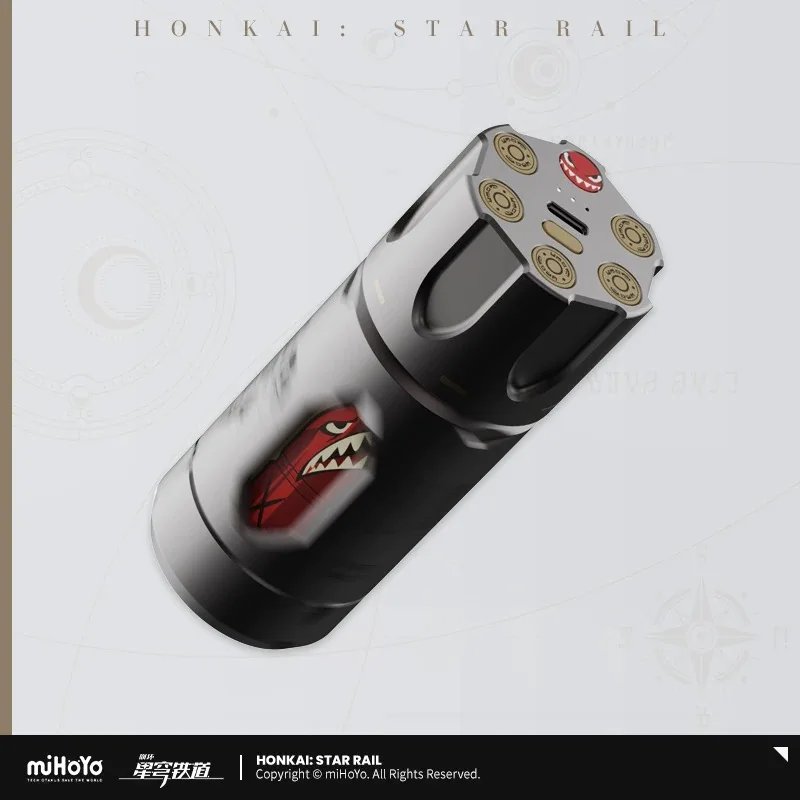 

Pre Sale miHoYo Official Genuine Honkai Star Rail Boothill Revolver Power Bank Cosplay Anime Game Secondary Convenient Gifts