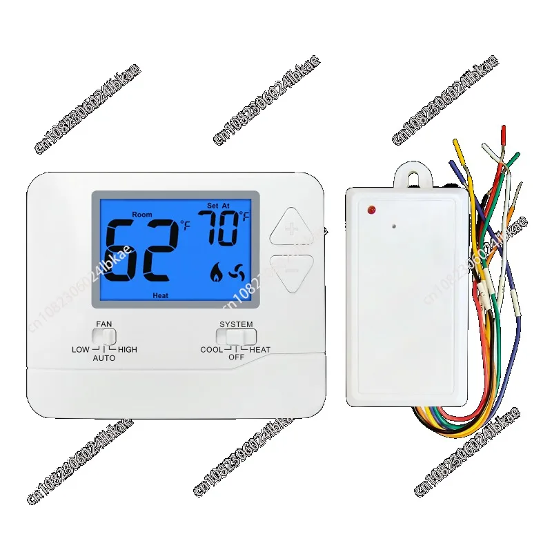 

Wireless Electric Heating and Heating System 24V Digital PTAC Thermostat