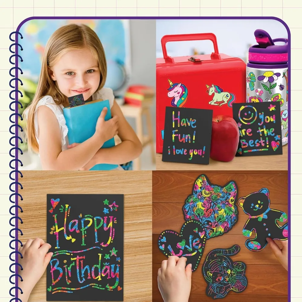 ภาพวาดและเทมเพลตที่สร้างสรรค์ 79 ชิ้น - ศิลปะและหัตถกรรมสําหรับอายุ 4-12 ปี ชุดกิจกรรมงานฝีมือสําหรับเด็กในฤดูร้อน