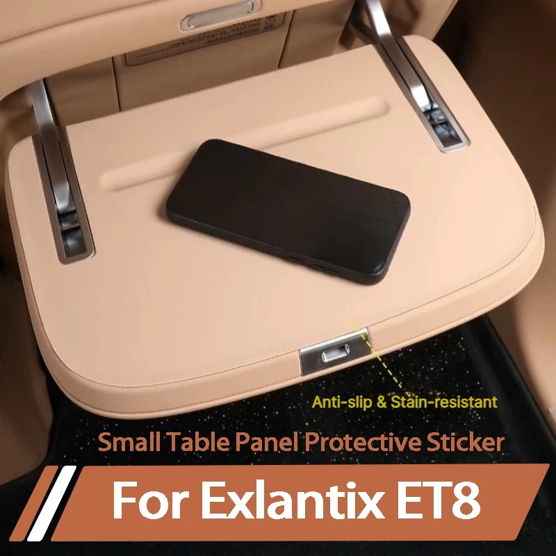 For Esteo Exlantix ET8 Exeed ET8 2026 2027 Small Table Board Protective Sticker Original Color Leather Paste Protective Pad