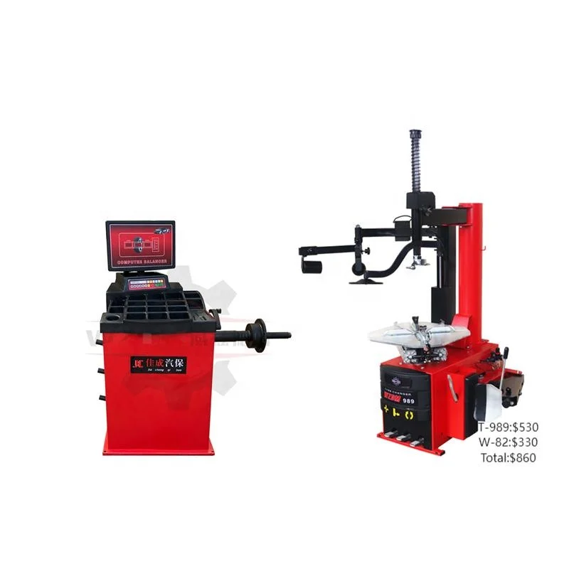 

T-989 wholesale good prices new design car repair tools tire changer machine and balancer