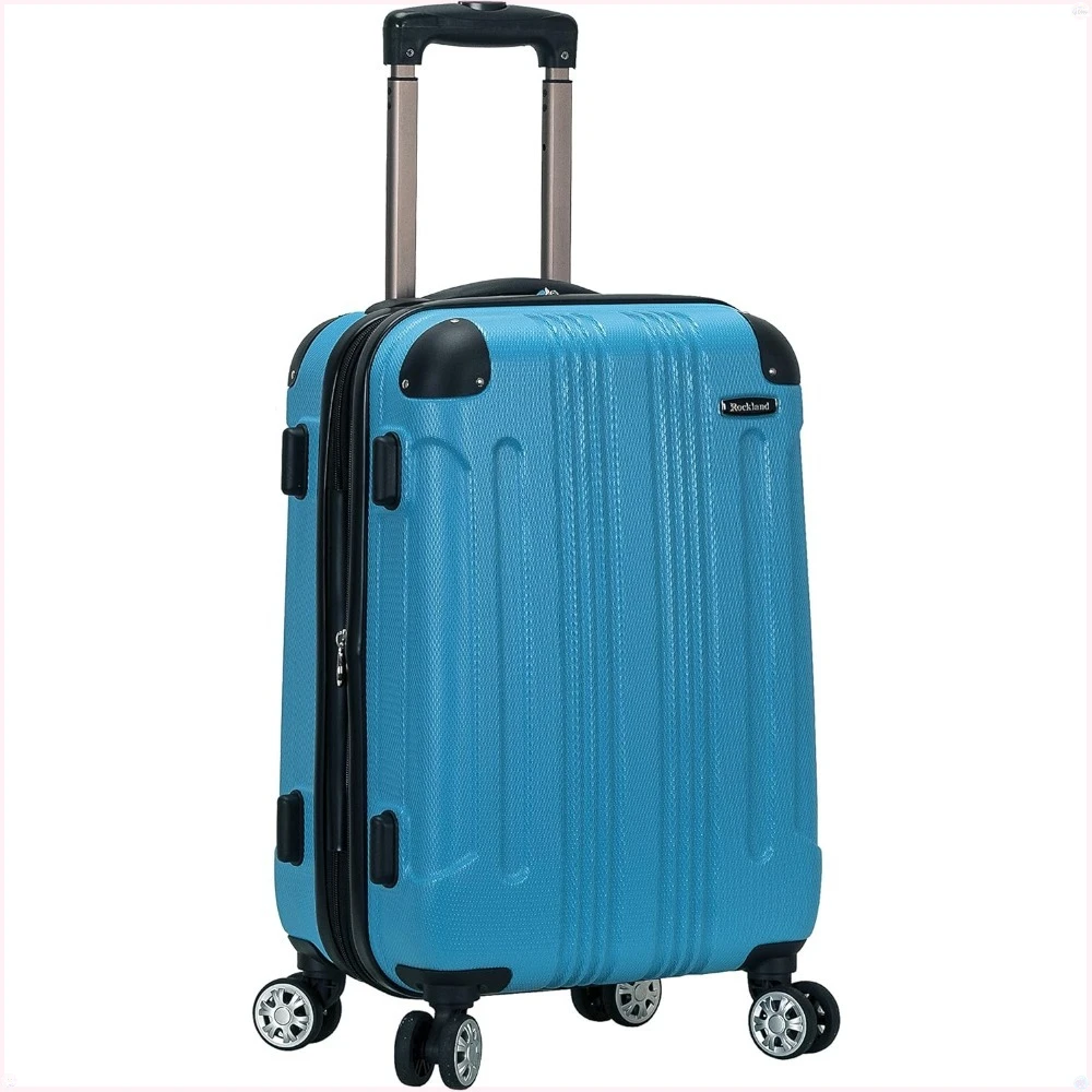 

Hard-shell spinner suitcase,Multi-directional SPINNER wheels, 20-inch carry-on. material Multi-directional SPINNER , turquoise