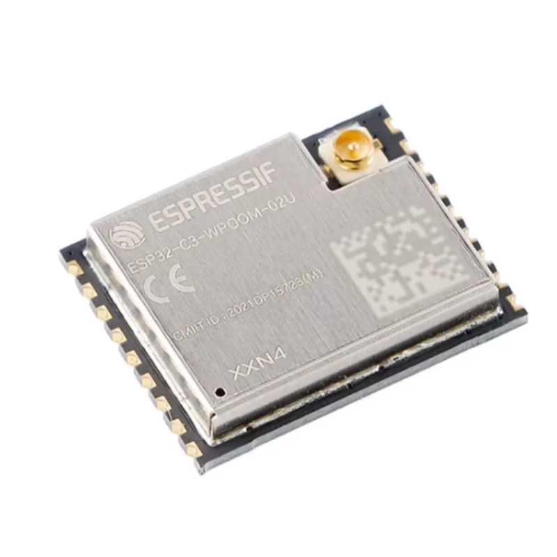 2pcs ESP32-C3-WROOM-02U-N4 2.4GHz WiFi Bluetooth BLE5.0 Wireless Module