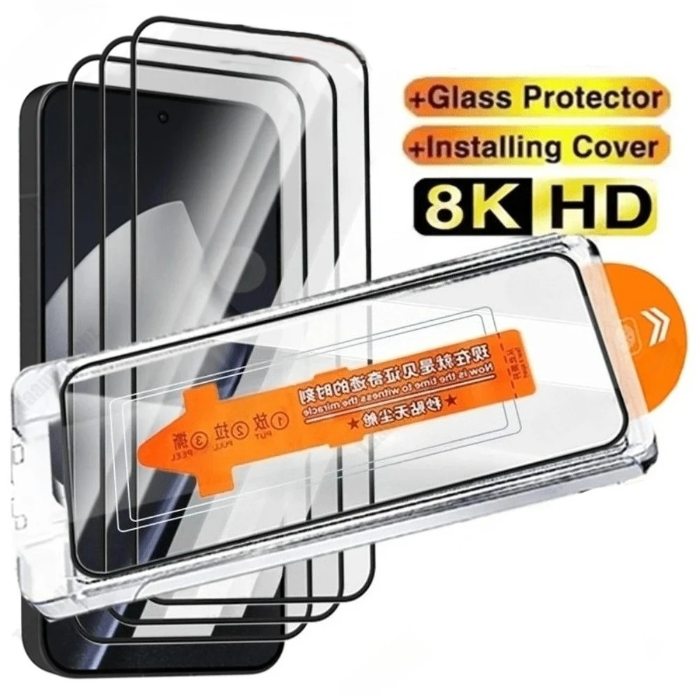 Dust Free Easy Install Screen Protectors For Samsung Galaxy S23 S24 FE S26 S25 Edge S20 Plus S21 S22 Ultra Tempered Glass Film