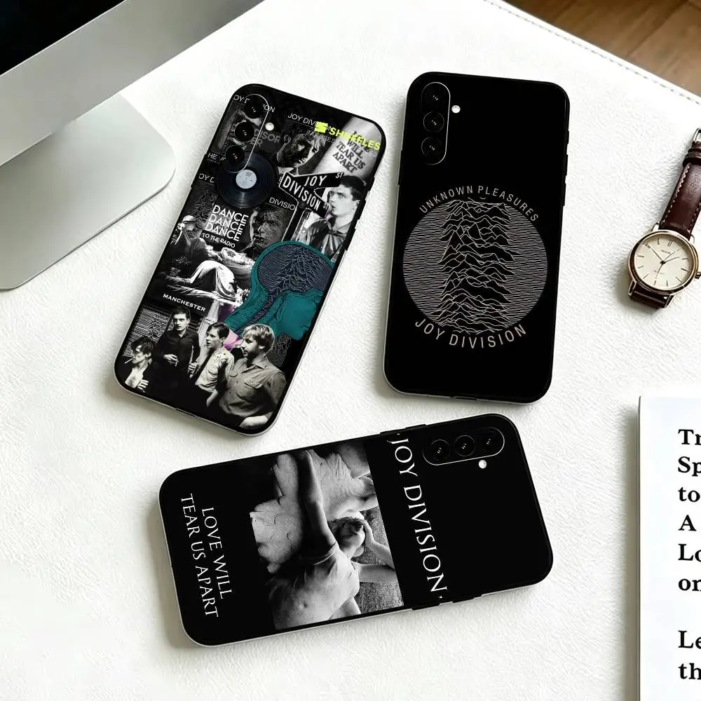 J-Joy D-Division  Phone Case For Samsung Galaxy A73,A72,A71,A70,A53,A52,A51,Soft Silicone Black Cover