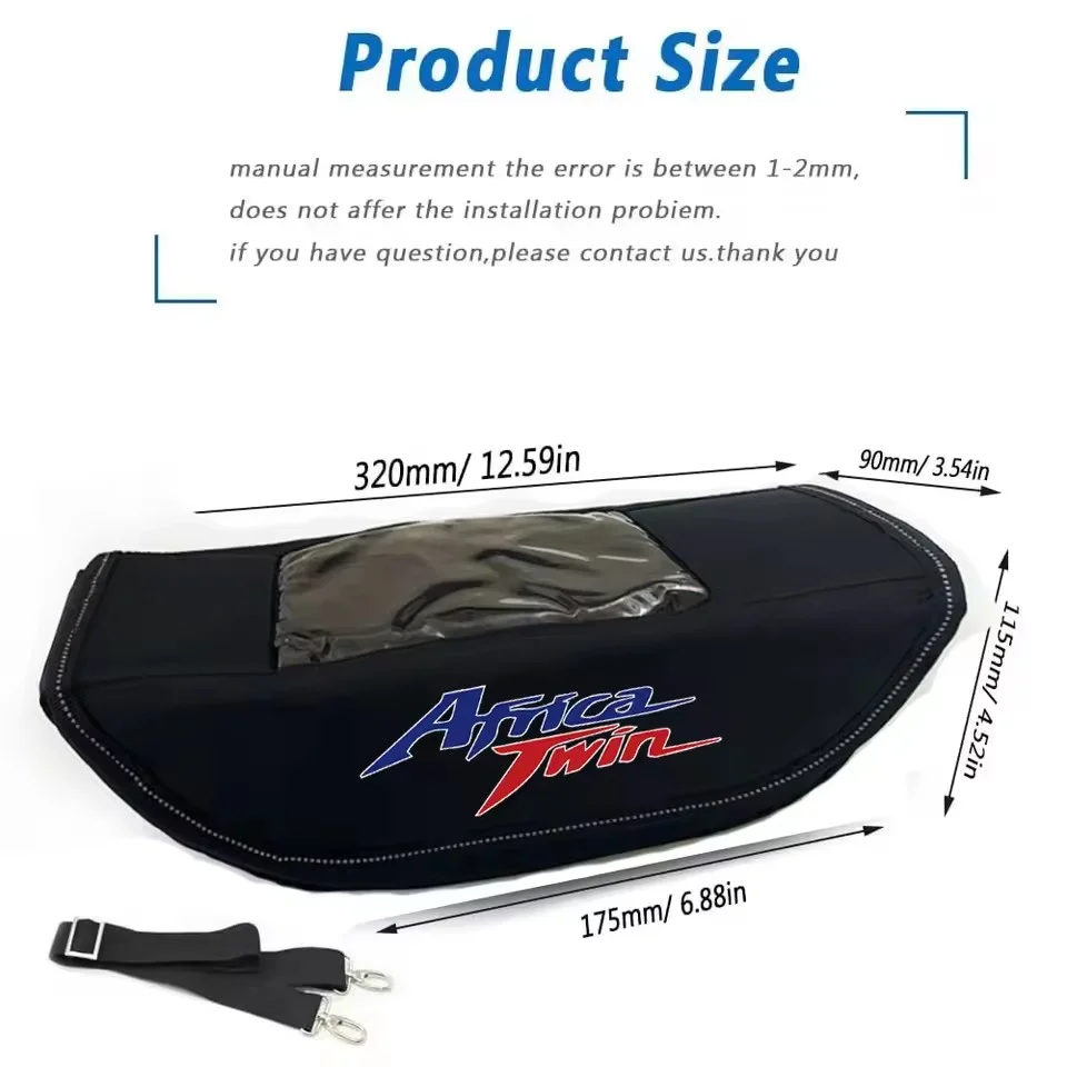 Africa Twin CRF 1100 L Handlebar Bag For CRF1100 CRF1000L ADV Adventure Sports Motorcycle Steering Wheel Navigation Pouch