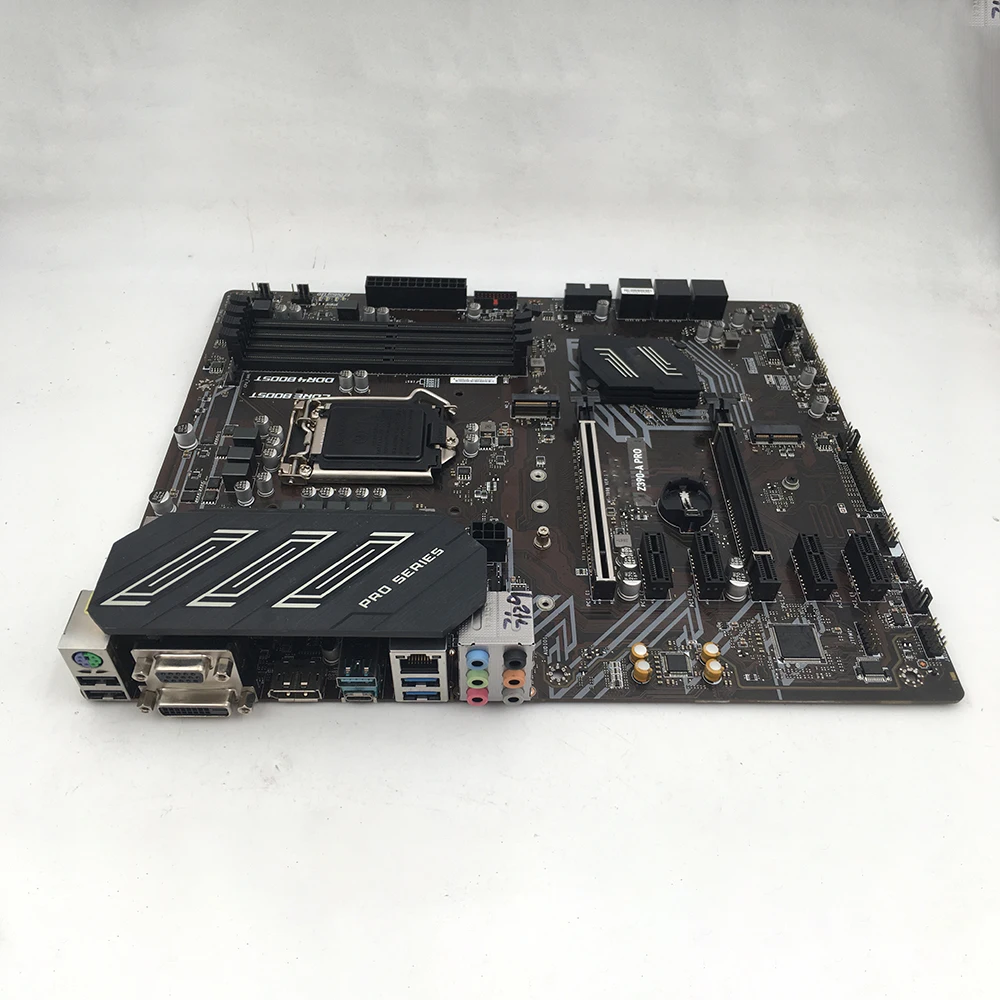 UNTUK Msi Z390-A PRO Motherboard Desktop LGA1151 DDR4 128G M.2 Mendukung I9 SATA3 USB3.1 ATX Bekerja dengan Sempurna Kualitas Tinggi Pengiriman Cepat