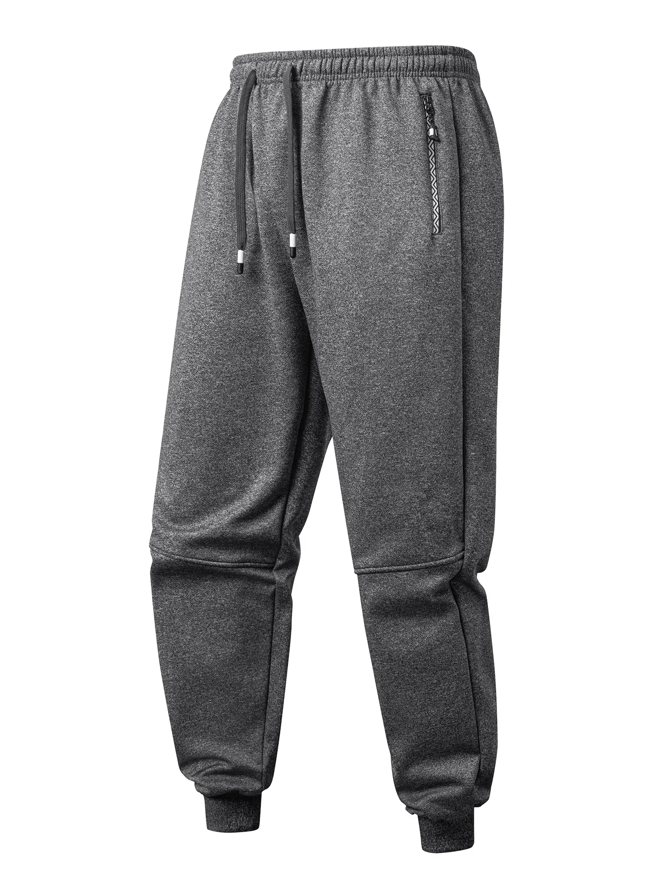 2026 Winter Cashmere Running Pants Men's Thick Warm Casual Tracksuit Men's Large Size Warm Fashionable Jogging Pants
