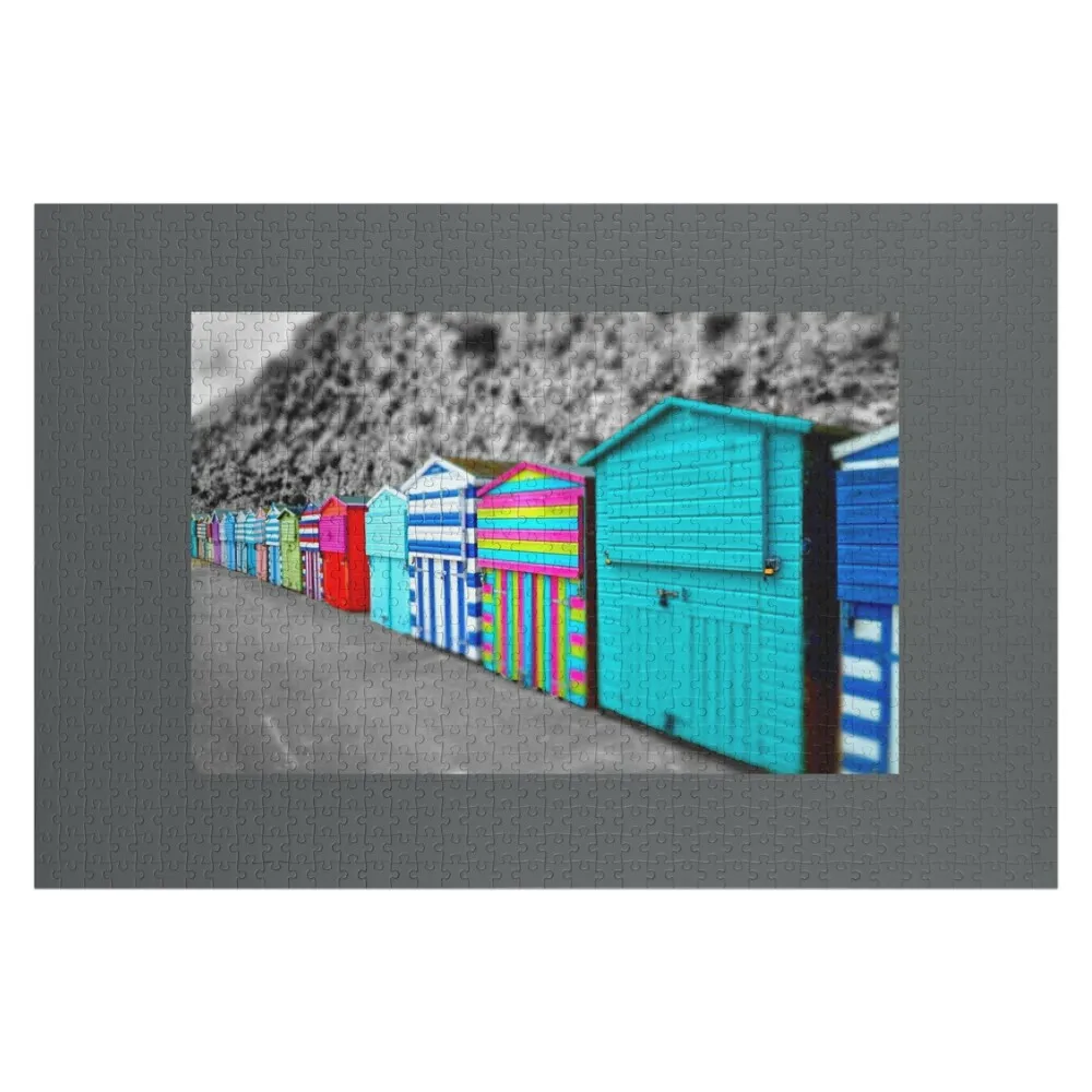 

Пазл Broadstairs Beach Huts, кусочки головоломки для взрослых, персонализированные подарки, пазл