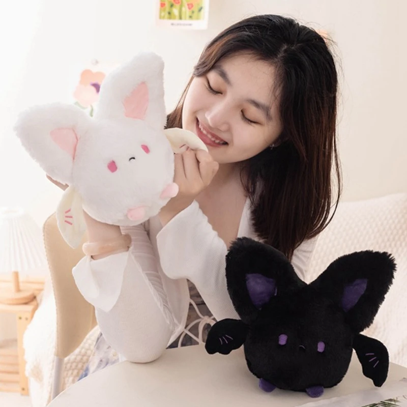 Cute Bat Plush Cushion Pillows Kawaii Cartoon Cushions for Sofa Decorative Soft Stuffed Cushions Key Pendan Home Livingroom Deco