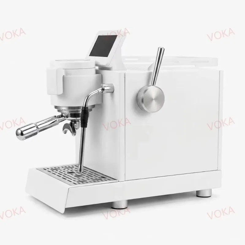 Datas Coffee Machine with Touch Screen Curve Record Espresso Machine 58mm for Home Cafe Office Use