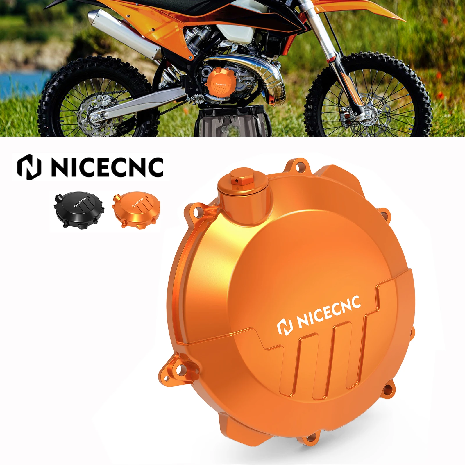 For 2023 KTM EXC 250 300 XCW Outer Clutch Cover Guard 250 300 XC SX XCW EXC Six Days TPI 2017-2022 2021 2020 NICECNC Aluminum