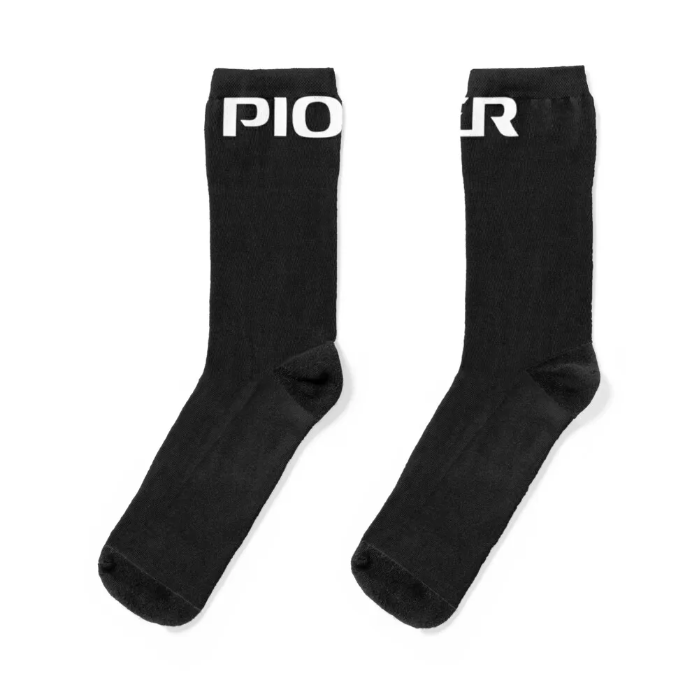 

Pioneer Logo Merchandise Essential Socks Antiskid soccer fashionable men cotton high quality floral Woman Socks Men's