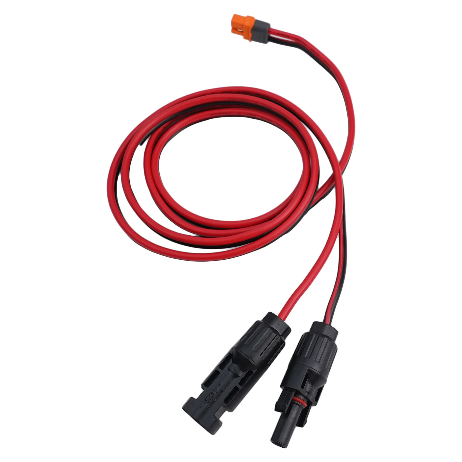 XT60i (2+1) Signal Pin Female Solar Extension Cable 1.5m 12AWG for Solar Panel to Power Station Interconnection