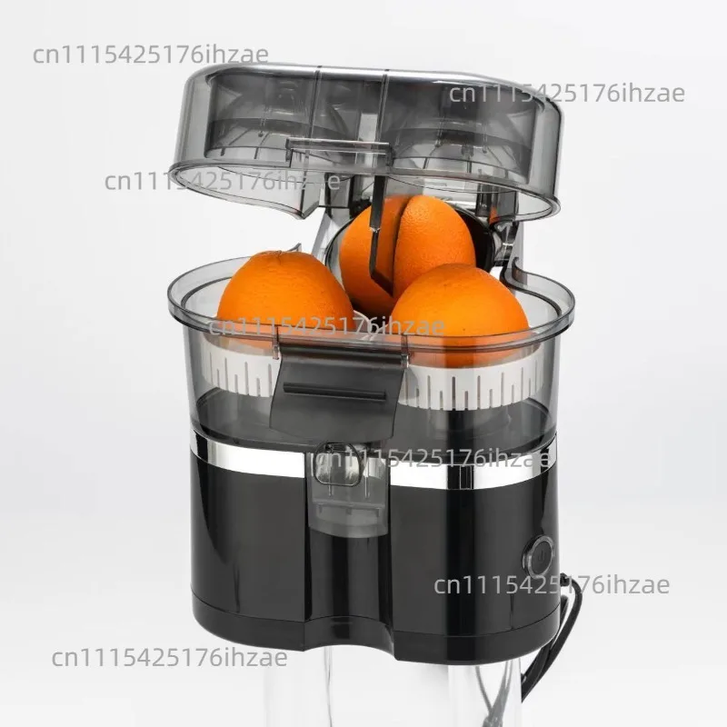 Dual Head Automatic Citrus Juicer Machine, Electric Lemon Orange Press with Pulp Separation for Home Kitchen Use view 3
