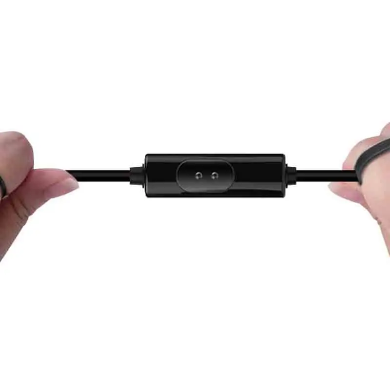 Metal Wired Super Bass Earbud, redução de ruído, Gaming Universal Headset, fone de ouvido esportivo, microfone embutido, mãos livres, 3,5mm