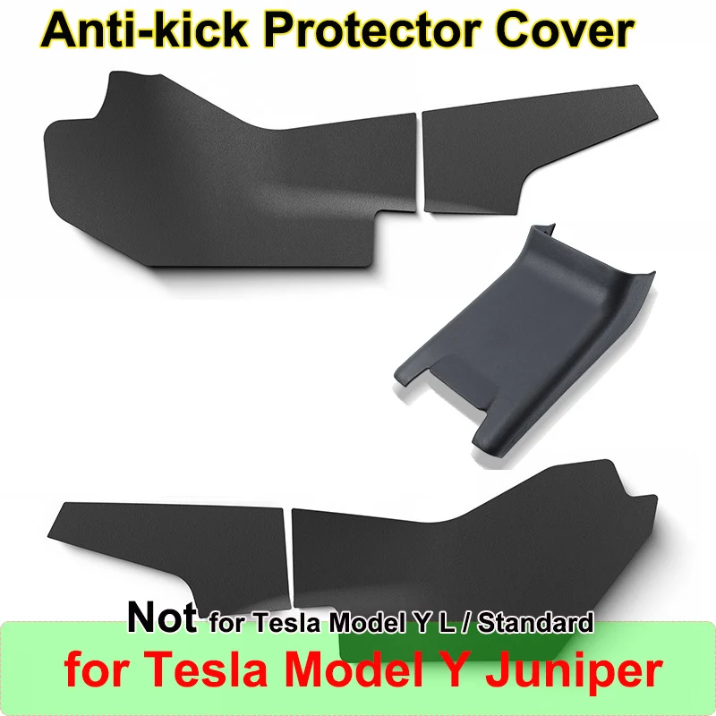 Para tesla modelo y juniper 2025 2026 console central lateral anti-chute protetor capa almofada assento traseiro ventilação de ar tpe proteger adesivo