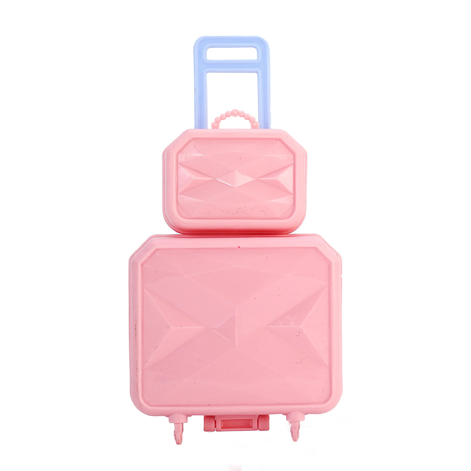 Kotak Penyimpanan Aksesori Boneka Tinggi 12-13Cm Kotak Tarik Perjalanan Luar Ruangan Mainan 1 Buah