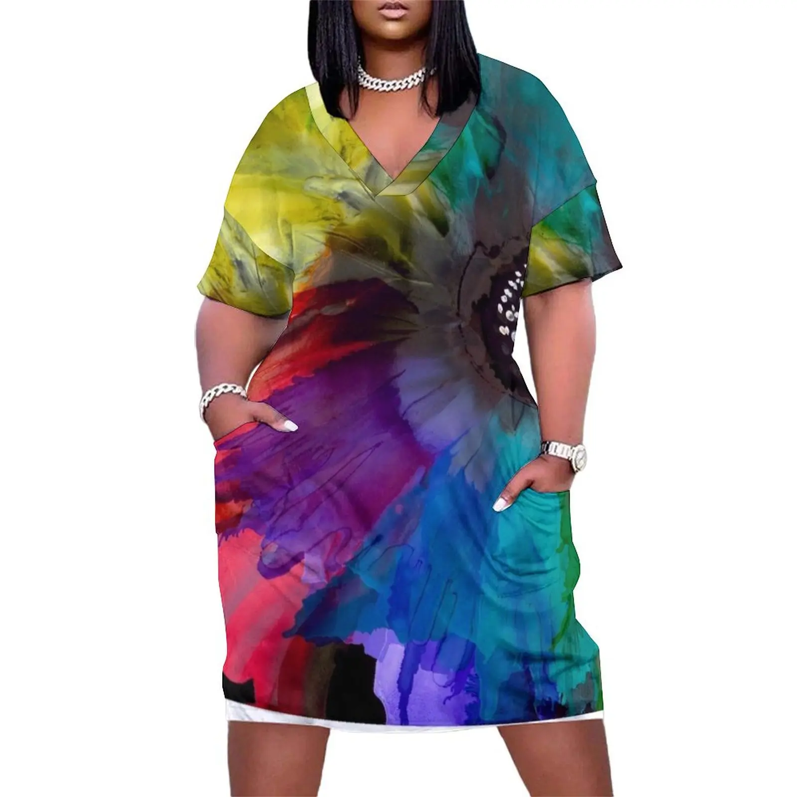 

Love is Love Loose Pocket Dress summer dress daily prom clothes dress women summer