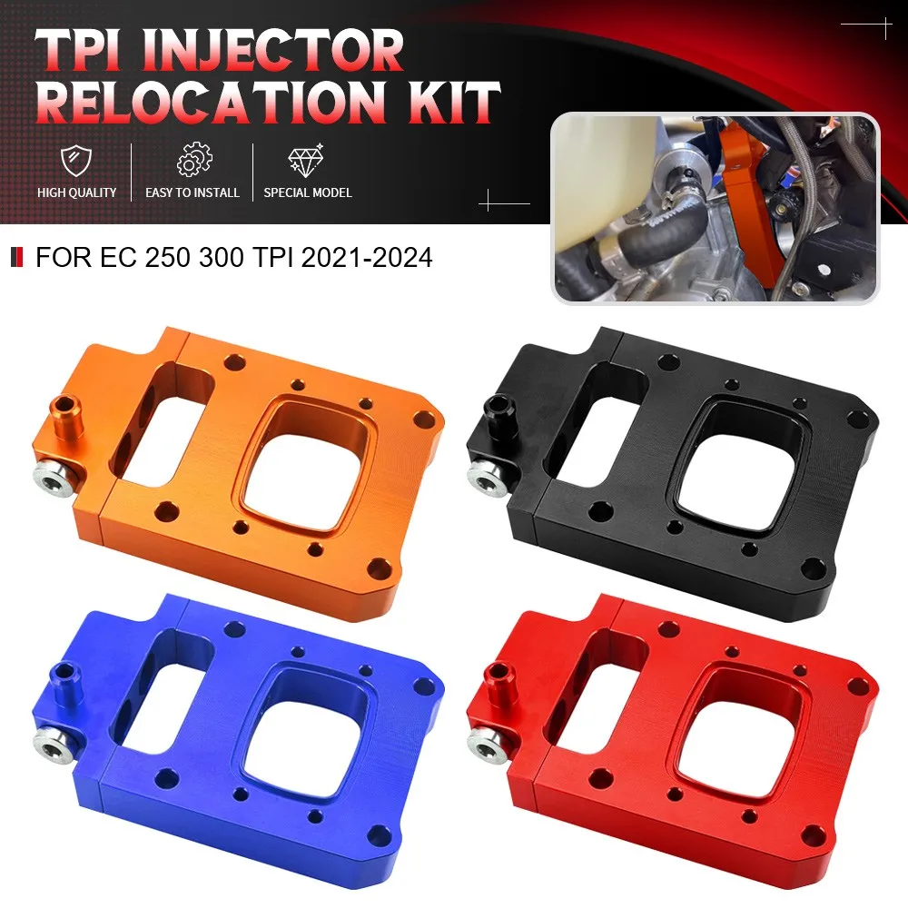 For GASGAS EC 250 300 TPI 2021-2022-2023-2024 Tpi Injector Relocation Kit Motorcycle Accessories Tpi Injector Relocation Block