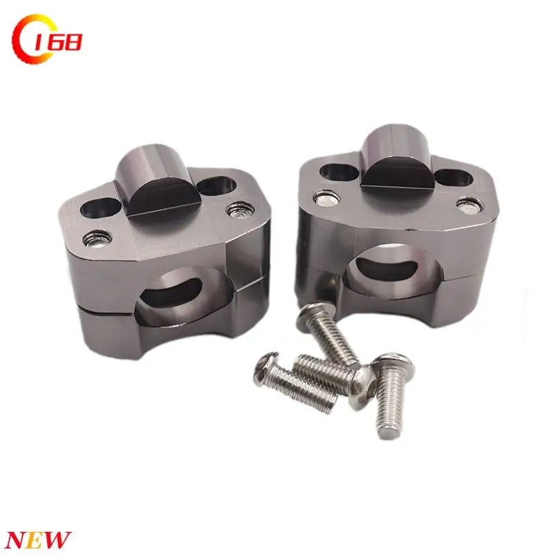 2 Pieces CNC 22mm 28mm Off road Motorcycle Bar Clamps Handlebar risers Adapter for 7/8