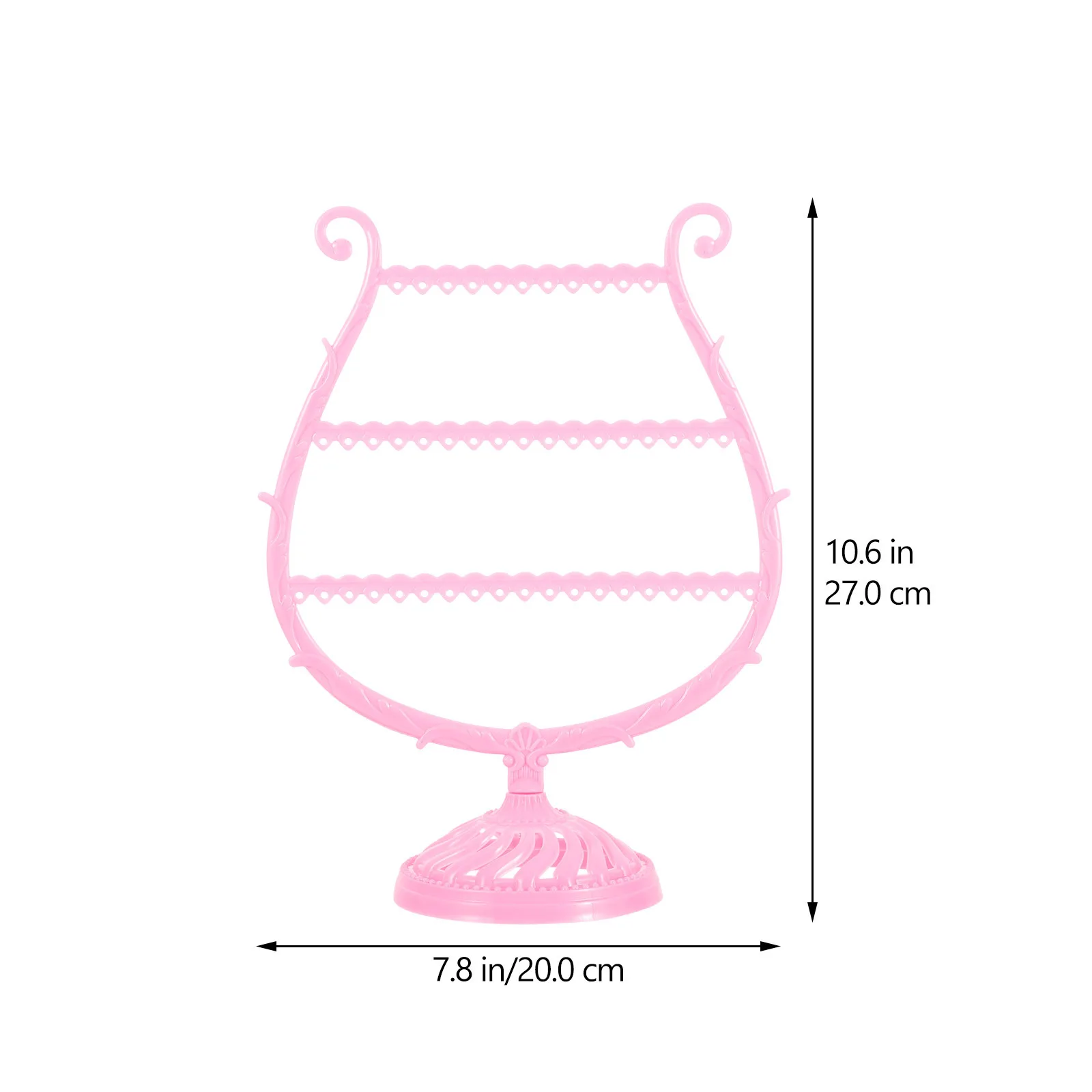 2Pcs Earring Display Stands Wine Cup Shape Durable Organizer for Hanging Stud Dangling Earrings Jewelry Display Rack