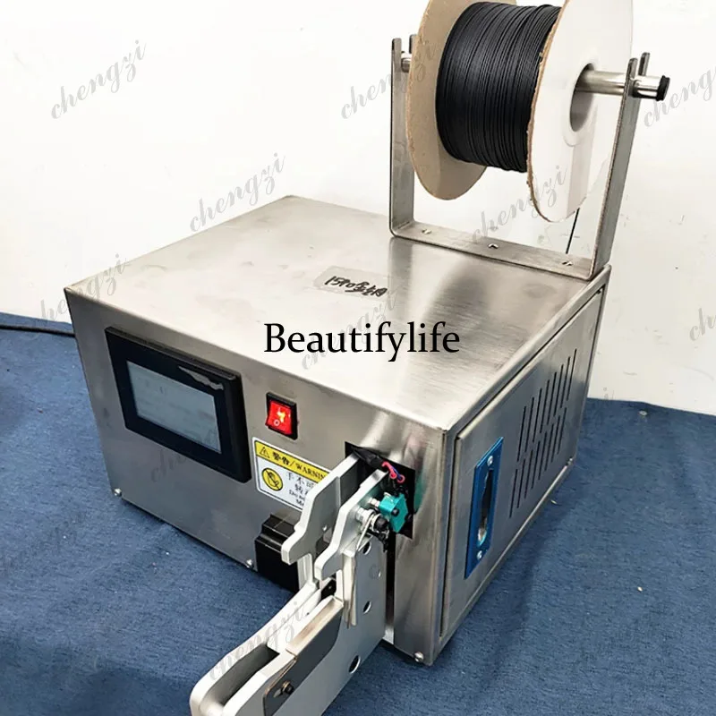Stainless Steel Automatic Golden Wire Tying Machine Touch Screen Cable Binding Machine for Candy Bread Fruit Bag