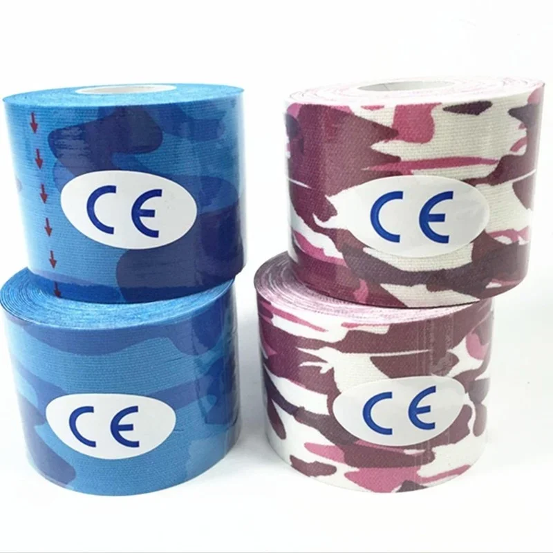 7.5cm*5m Cotton Elastic Kinesiology Tape Sport Physiotherapy Recovery Bandage for Running Knee Muscle Protector