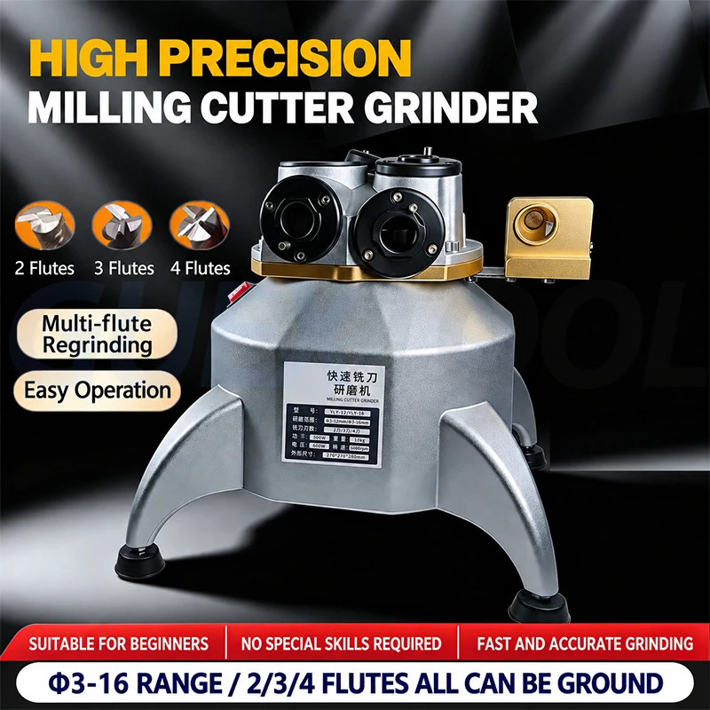 3-16MM Automaticr Milling Cutter High Precision Rake Angle Blade Angle Small Fried Dough Twists Drill Grinder With SDC Or CBN