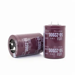 20PCS-2PCS 50V 22000 미크로포맷 22000 미크로포맷 50V 전해 커패시터 크기: 35X50MM 새로운