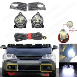 LED Car Light For VW Golf 5 A5 MK5 2004 2005 2006 2007 2008 2009 Car Front LED Fog Light Fog Light With Grille And Wire