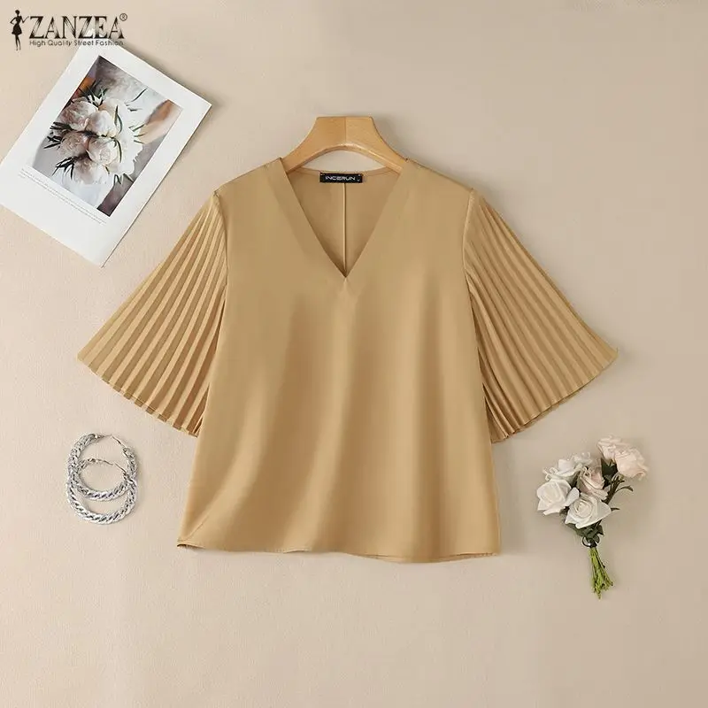 Thumbnail 3 - #15 Latest Womens Office Work Blouses Offers