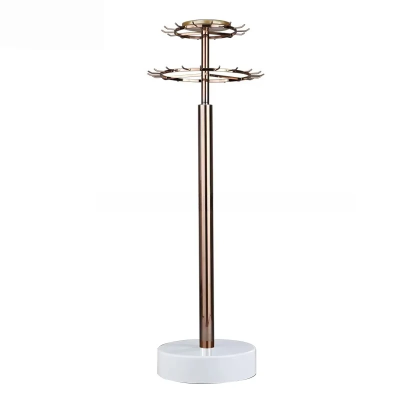 Custom Gold Belt Display Bracket Silver Tissue Rack Belt Hanging Display Strip Steel Metal Cable Tie Bracket