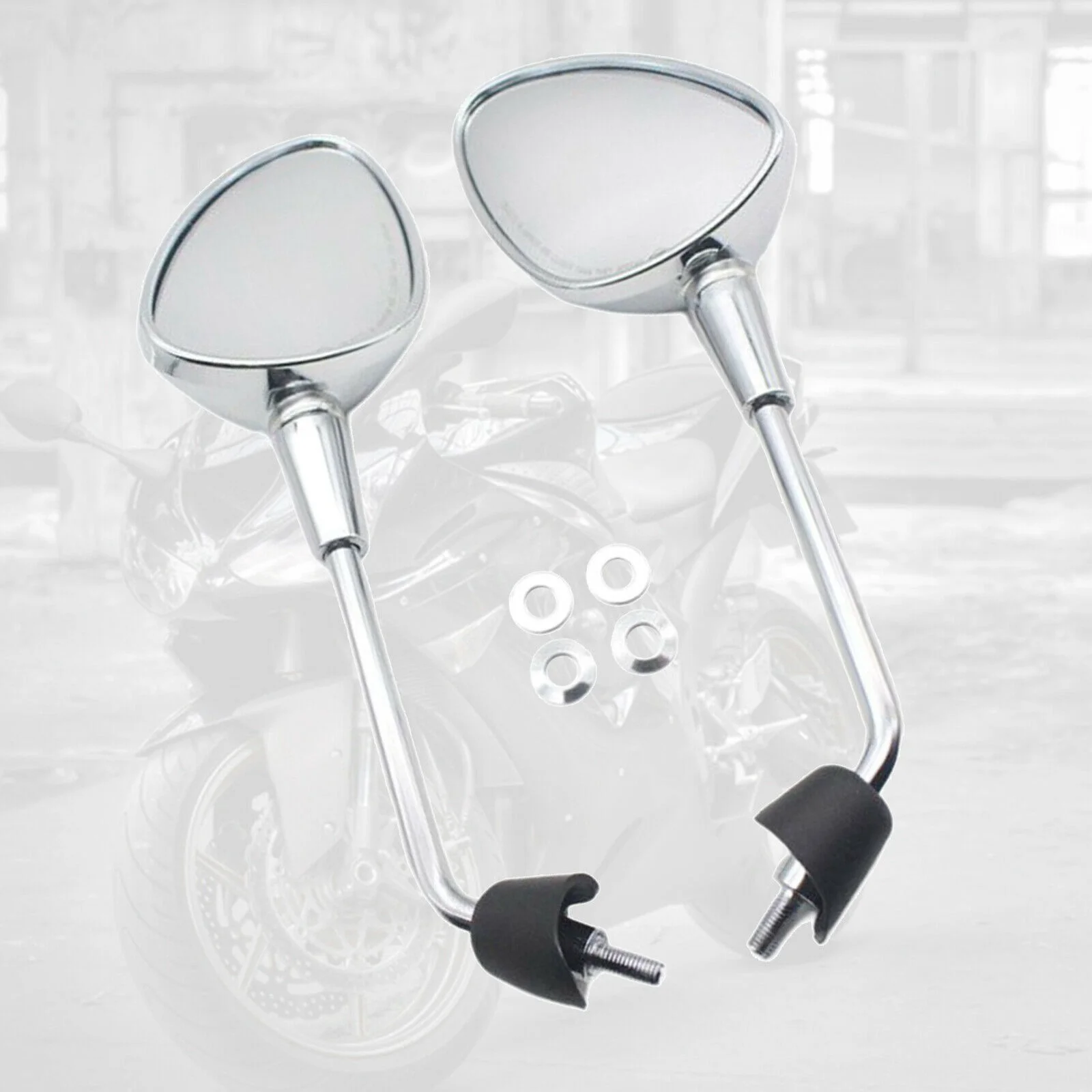 

NEW HOT in Stock-8MM Motorcycle Rearview Mirror Long Rod Rearview Mirror For Vespa Primavera 50 125 150 2T 4T 2015 2016 2017