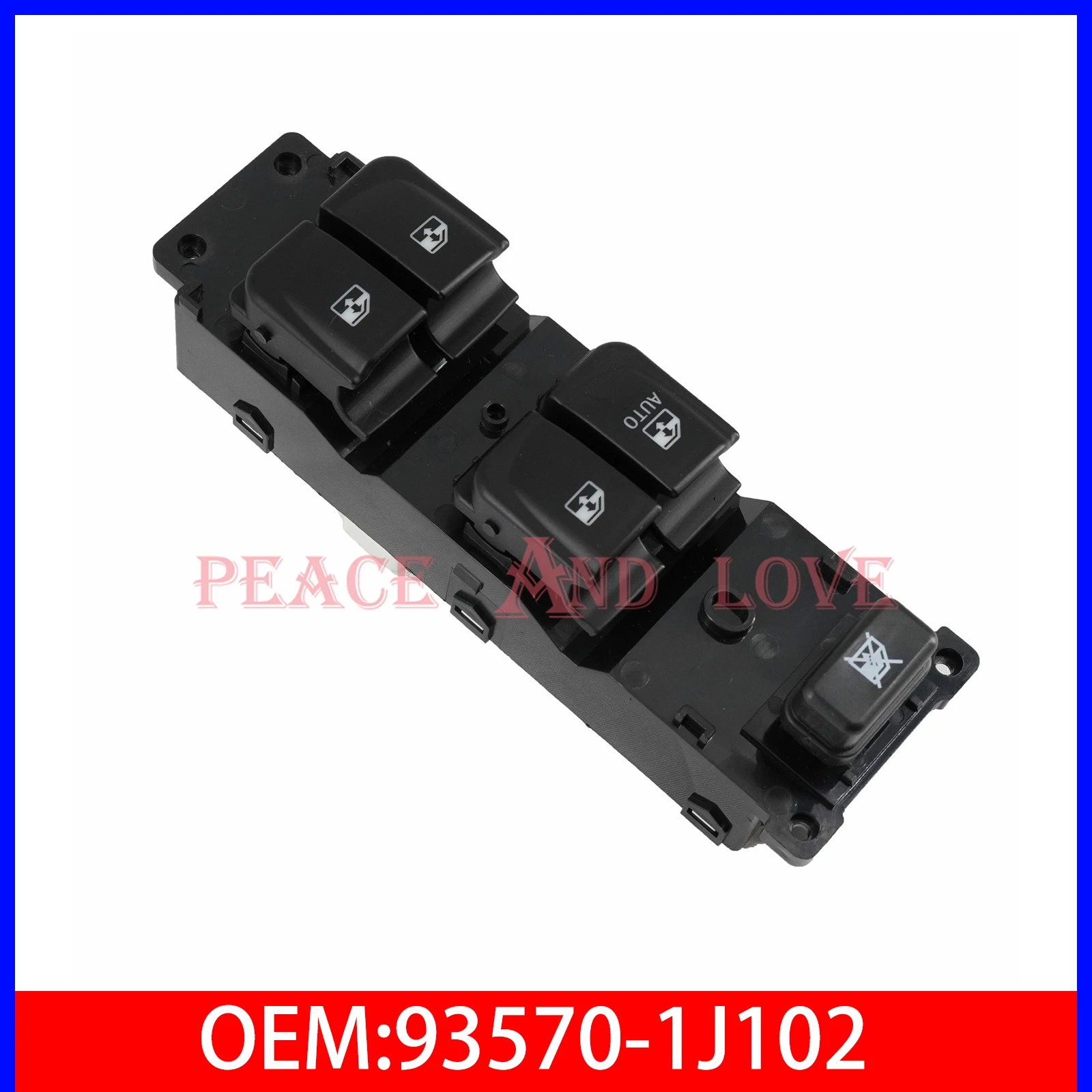 

93570-1J102 935701J102 Передний левый электрический переключатель стеклоподъемника для Hyundai i20 2008-2015