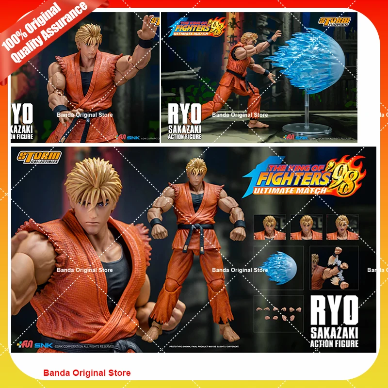 100% original Storm Toy The King of Fighters 98: Ultimate Match Ryo Sakazaki 1/12   Anime Action Collection Figures Model Toys