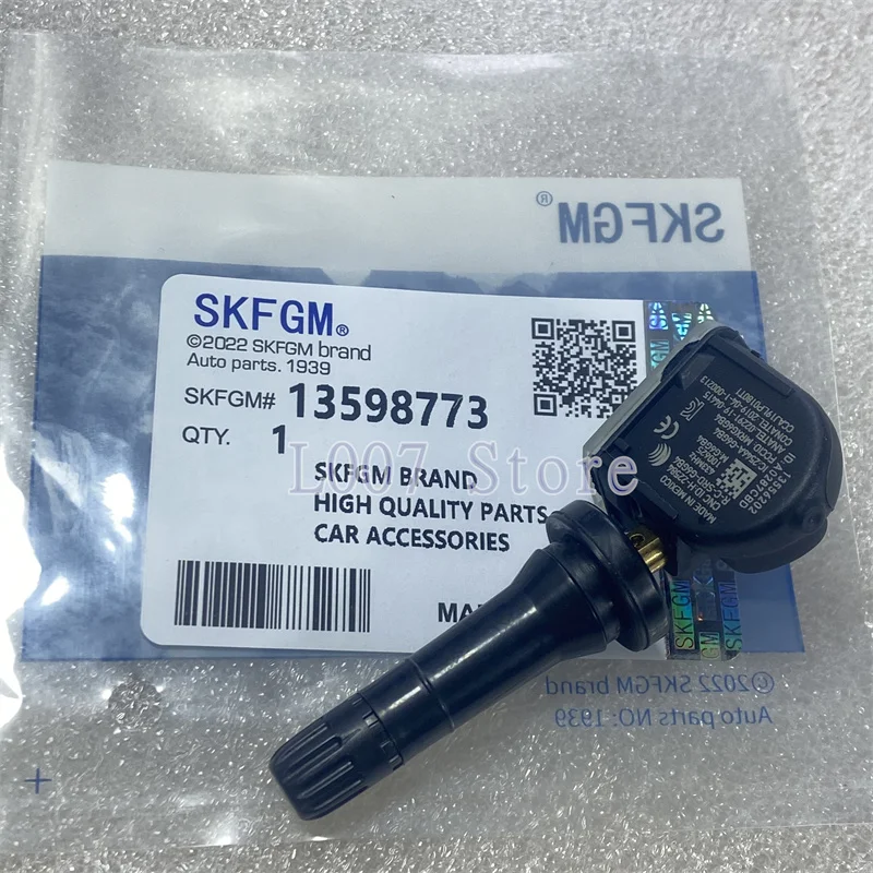 Sensor tpms de pressão dos pneus, para cadillac ct6 xt5 malibu gmc savana opel antara viva 433mhz buick enclave 13598773 13540602
