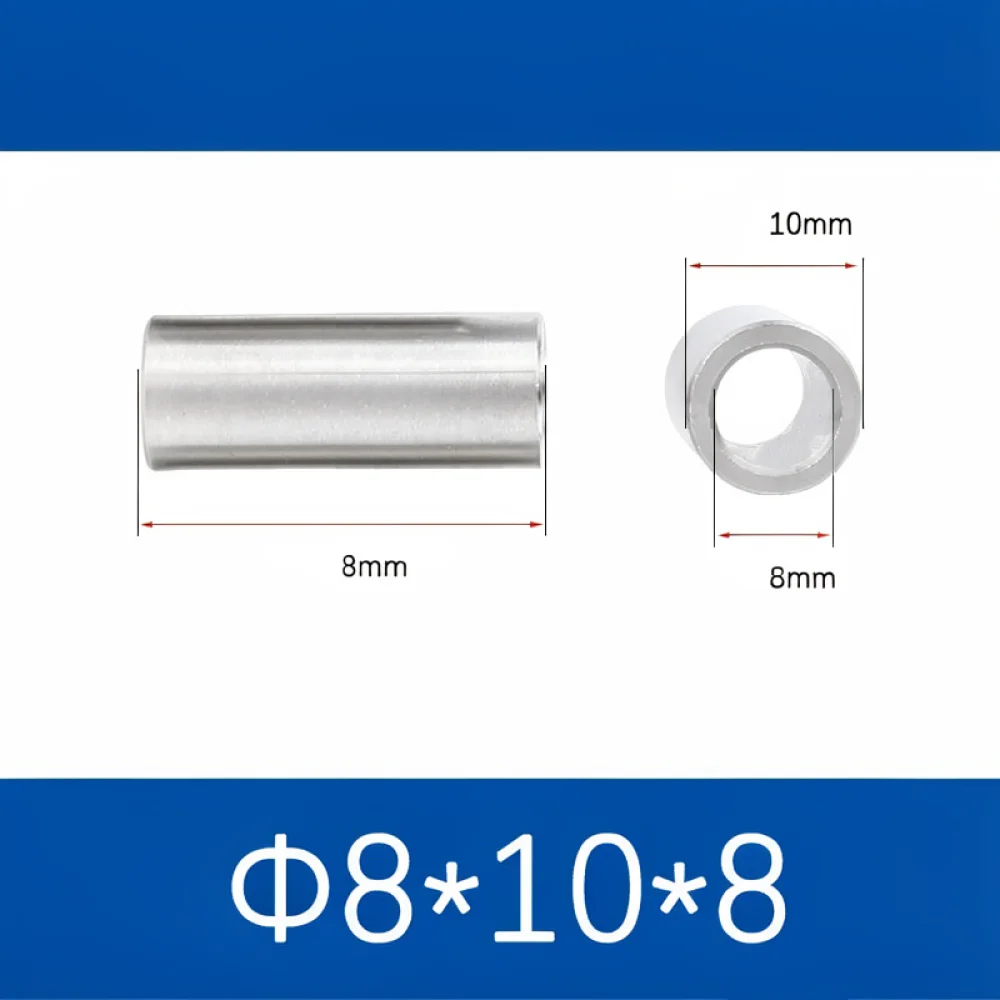 Stainless Steel Cylinder Spacer Sleeve Bushing For Kaelide Industrial Automation Linear Movement Support Connector Tool