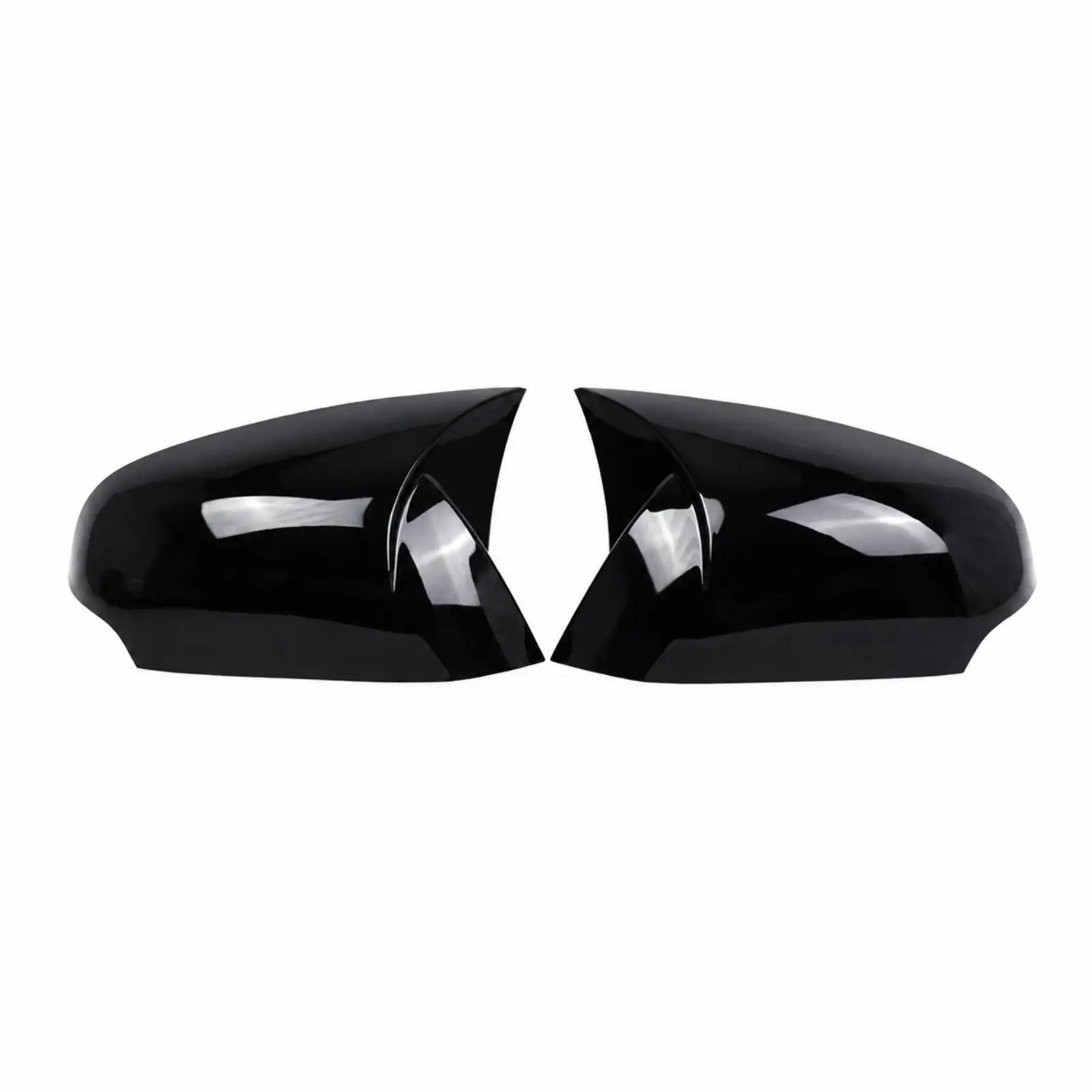 Glossy Car Mirror Cover for Renault Fluence 2009-2015 ABS Molded Housing Cap Side Mirror Exterior Accessory Shell
