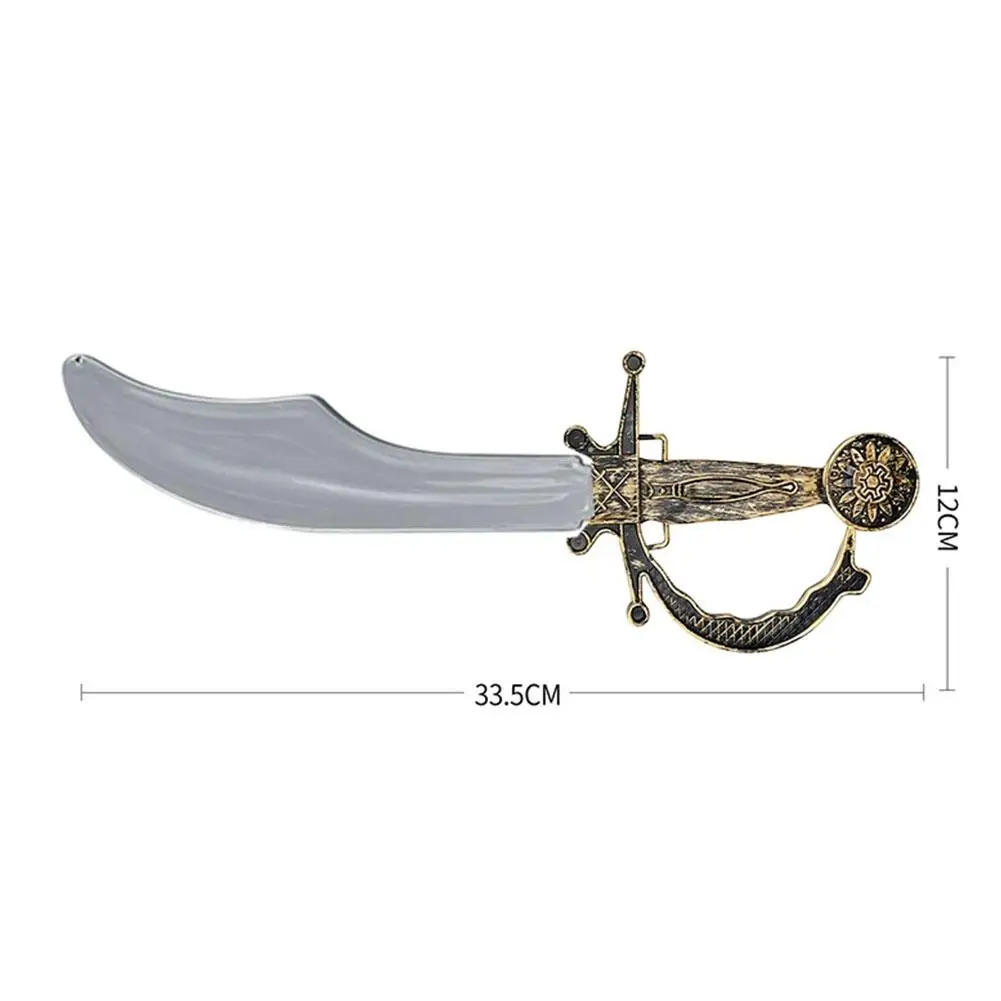 Plastik-Piratenmesser-Spielzeug, Cosplay-Deko, Spielzeugschwerter, Piratenkapitän-Kostüm, Party-Requisiten für Kinder, Geschenk-Spielzeug – Detail 17