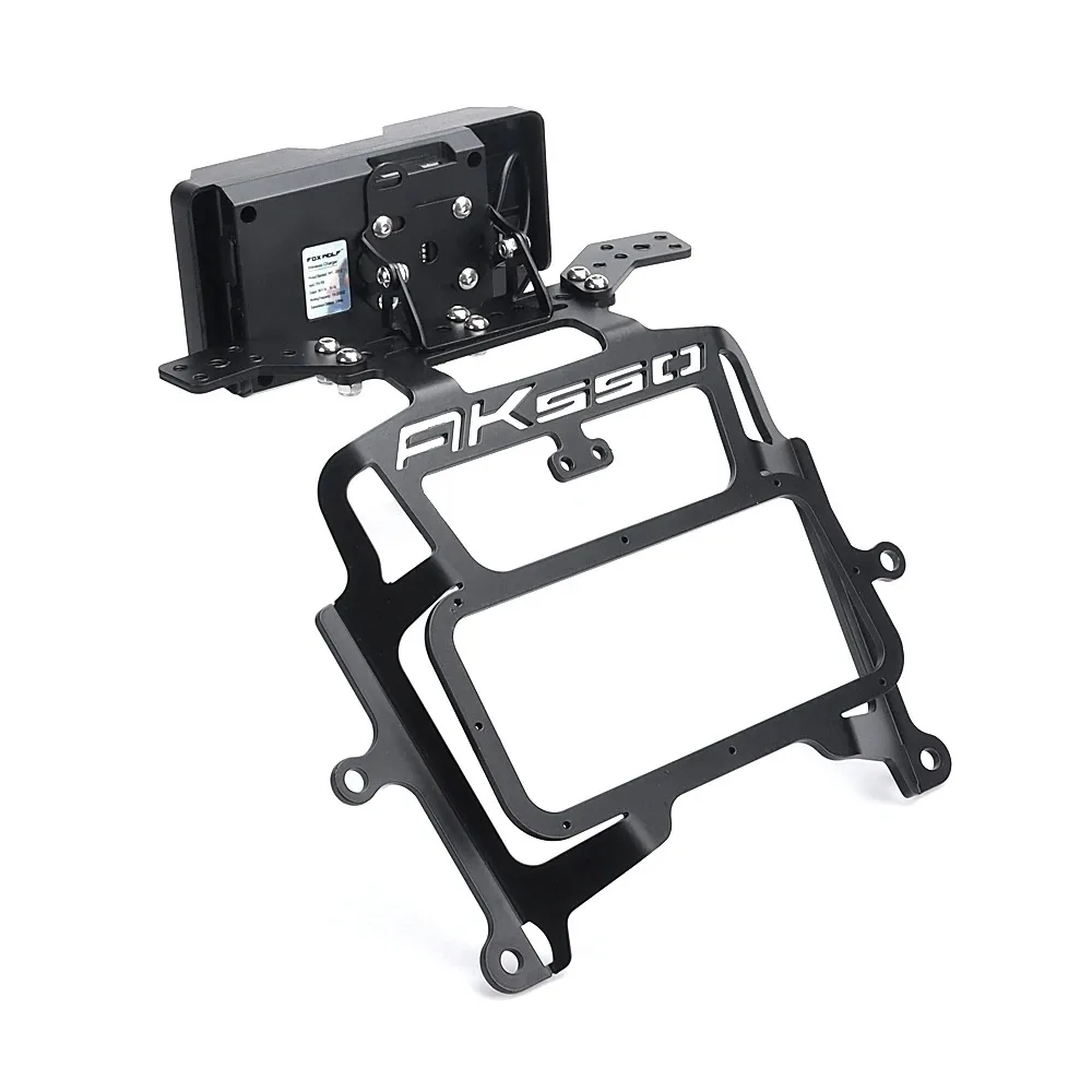 Motorcycle Phone Holder For KYMCO AK550 AK 550 2017-2022 GPS Navigation Bracket Fast Wireless Charging Phone Mount Stand