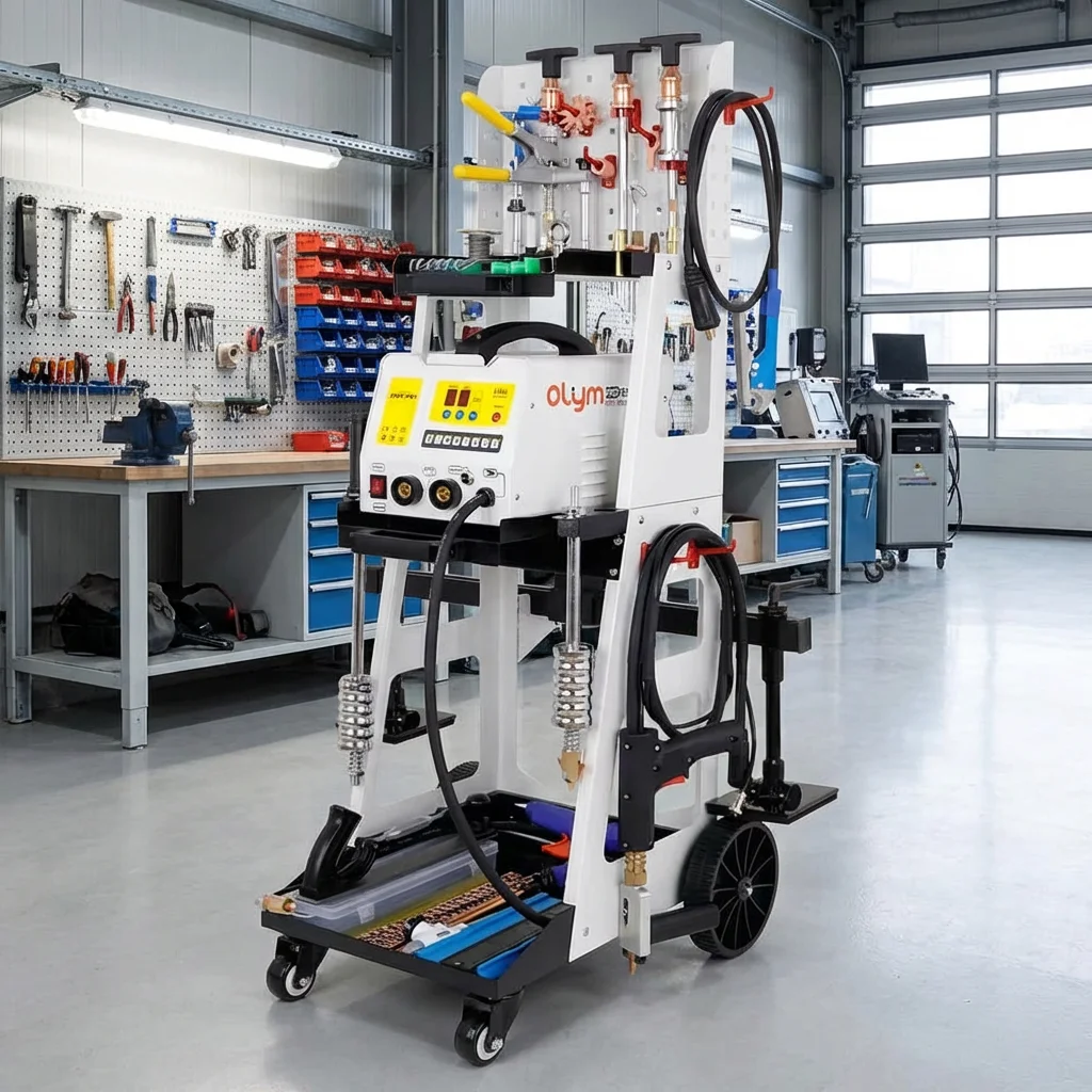 Soldadora por Puntos 110V 220V, Máquina Extractora de Abolladuras para Carrocería, Kit de Reparación de Chapa de Automóvil, Certificación CE Profesional