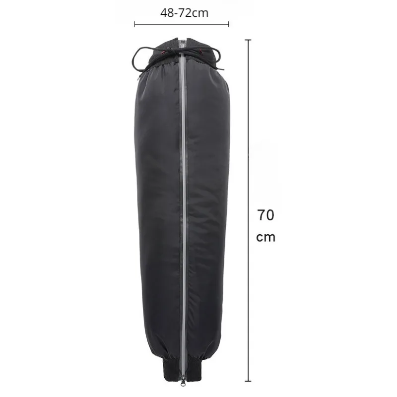 70CM Winter Motorcycle Knee Pads Thicken Warm Waterproof Fleece Windshield Quilt Waterproof Leg Cover Cycling Leg Warmer